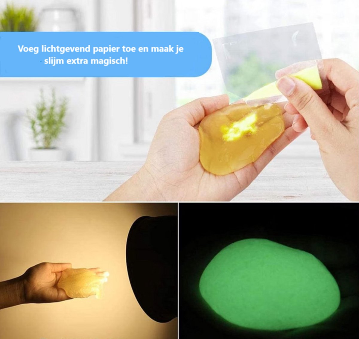Slijm Kit XXL- 128+ Accessoires – Glow in the Dark