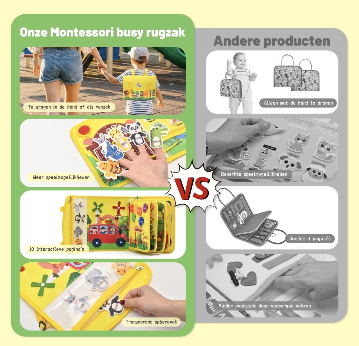 Bidiboo montessori 20-in-1 Busy Nederlandstalig