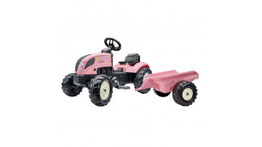 Falk Tractor Country Farmer Set Pink 2+