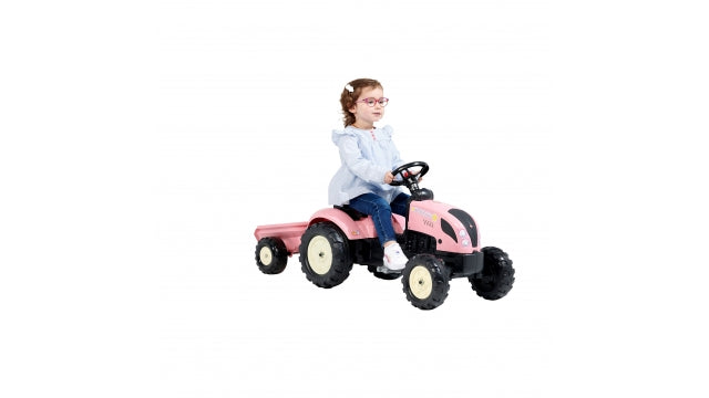 Falk Tractor Country Farmer Set Pink 2+