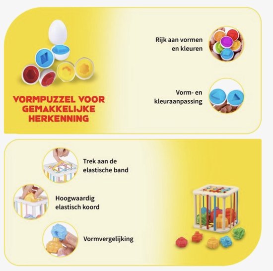 Bidiboo 8 in 1 Montessori Babyspeelgoed Set