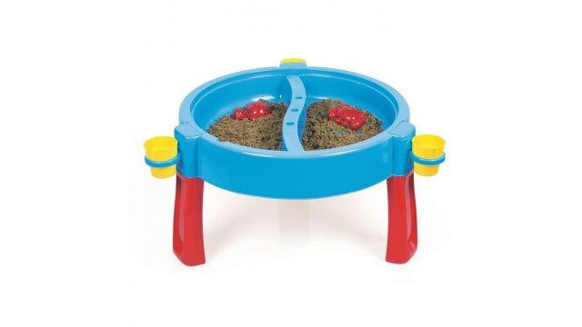 Dolu 2-in-1 Watertafel & Zandtafel met Accessoires Blauw/Rood/Geel 98x98x77cm